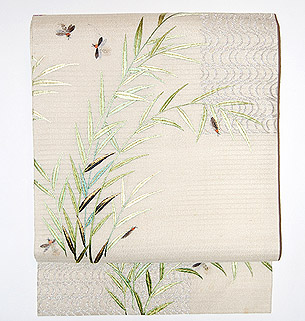 夏の水辺名古屋帯