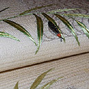 夏の水辺名古屋帯　質感・風合