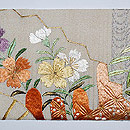 夏の水辺名古屋帯　前中心