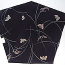 稲穂に雀の図染名古屋帯　帯裏