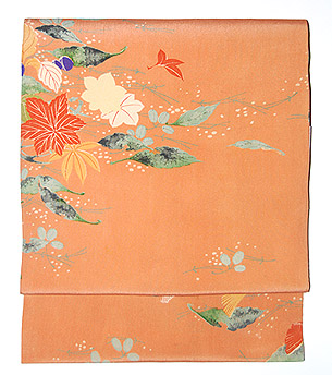 吹き寄せ名古屋帯