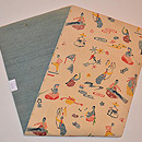 紅型名古屋帯 帯裏