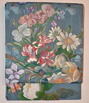 リヨンの花園袋帯