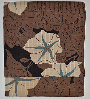 朝顔の名古屋帯