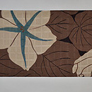 朝顔の名古屋帯　前中心