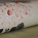 あじさいの名古屋帯　質感・風合