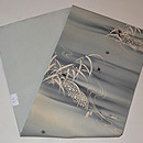 蛍の名古屋帯　帯裏