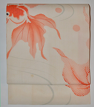 金魚の名古屋帯