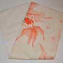 金魚の名古屋帯　帯裏