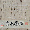 白鳥織名古屋帯　前中心