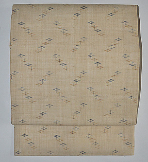 小千谷縮名古屋帯