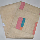 ポシャギ麻名古屋帯　帯裏