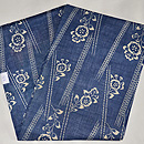 型染め花文様麻帯　帯裏