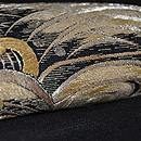 波頭の刺繍開き名古屋帯 質感・風合