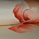 ほおずき絽名古屋帯 質感・風合