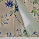 八つ手文様の図小紋 上前