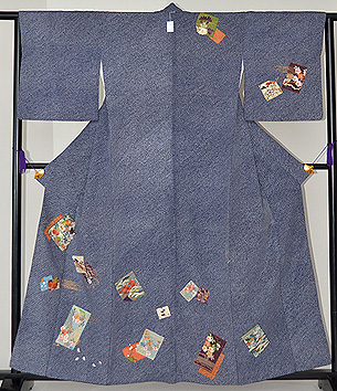 草乃しずか作江戸裂コラージュの付下