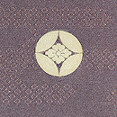 薄紫地花枝の図留袖　背紋
