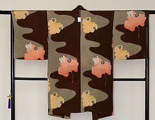 ほおずきの図羽織