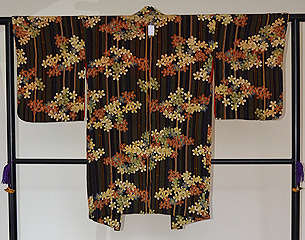 梅文様縮緬羽織