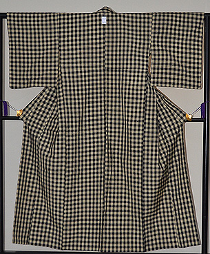 伊兵衛織 白に黒市松