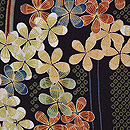 梅文様縮緬羽織　質感・風合