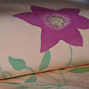 鉄線の単衣付下　質感・風合