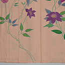 鉄線の単衣付下　上前