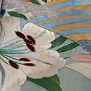 流水地紙文様訪問着　上前