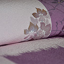 藤と桜付下げ 質感・風合