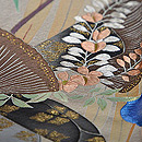 杜若に巻纓の図付下　質感・風合