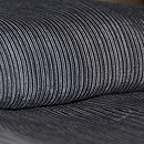 縦絽闇夜に蝙蝠の図　質感・風合