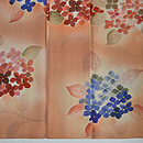 紫陽花文様付下　上前