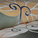 二葉葵付下　質感・風合