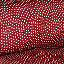 赤地水玉の小紋　質感・風合