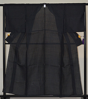 露草に蜻蛉の宮古上布