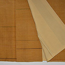 金茶地ぼかし付下郡上紬　上前