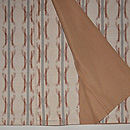 縞にぼかし立湧文様白地郡上紬　上前