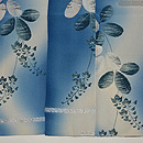 萩文様ぼかし地単衣小紋　上前