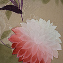 菊の図小紋　質感・風合