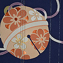 鈴文様付下　質感・風合