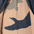 カラスの羽裏の男羽織 羽裏