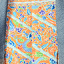 江戸小紋寄せ裂羽織　羽裏