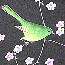 梅にウグイス文様羽織 質感・風合