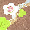 梅の柄小紋 質感・風合