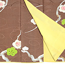 梅の柄小紋 上前