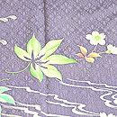 すみれ色春の色留袖 質感・風合