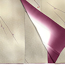 猫柳の図付下小紋　上前