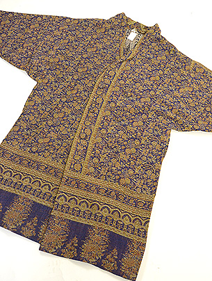 カシミール織コート