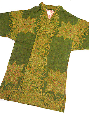 カシミール織コート